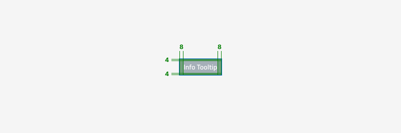 Specifiche di design del Tooltip